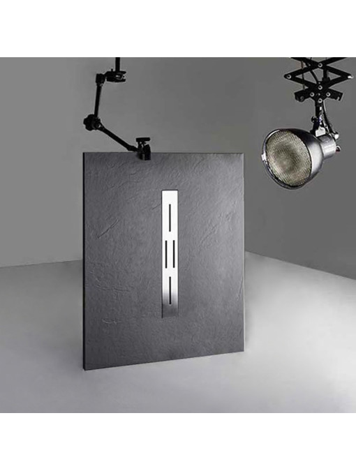 Receveur de douche en gel coat Ardesia Graphite 120x90cm