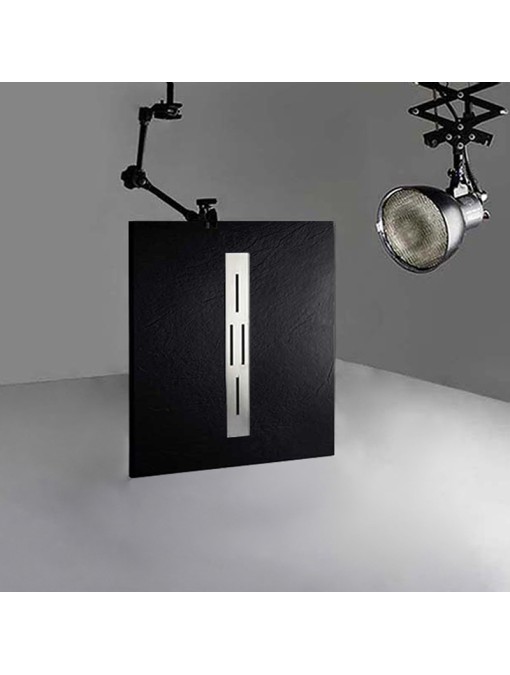 Receveur de douche en gel coat Ardesia Noir 100x80cm