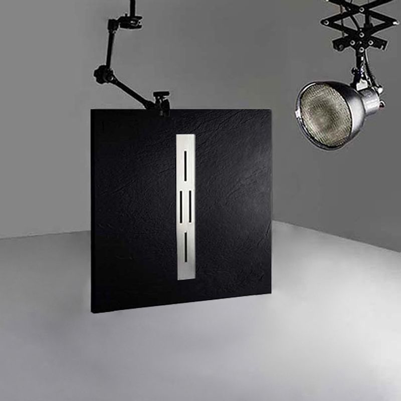 Receveur de douche en gel coat Ardesia Noir 100x90cm