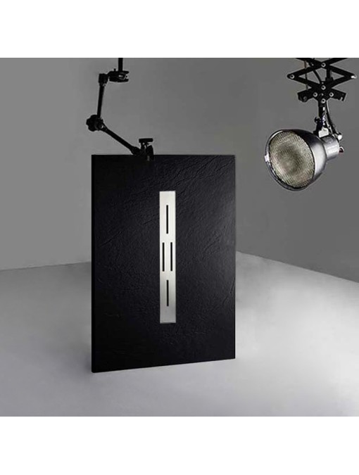 Receveur de douche en gel coat Ardesia Noir 120x80cm