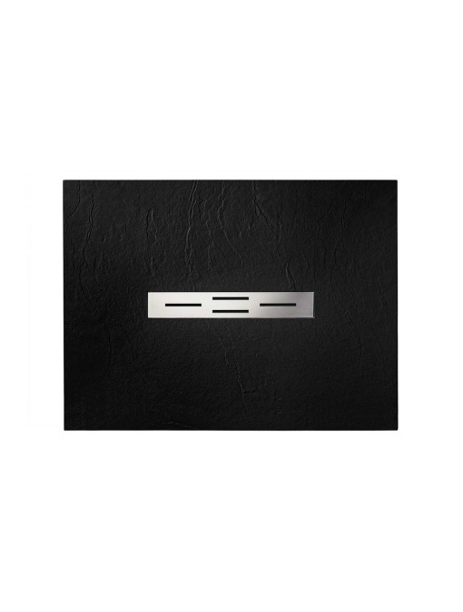 Receveur de douche en gel coat Ardesia Noir 120x90cm