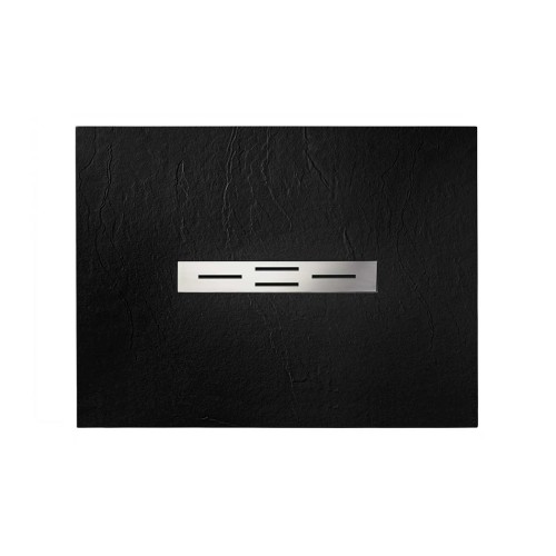 Receveur de douche en gel coat Ardesia Noir 120x90cm