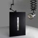 Receveur de douche en gel coat Ardesia Noir 140x90cm