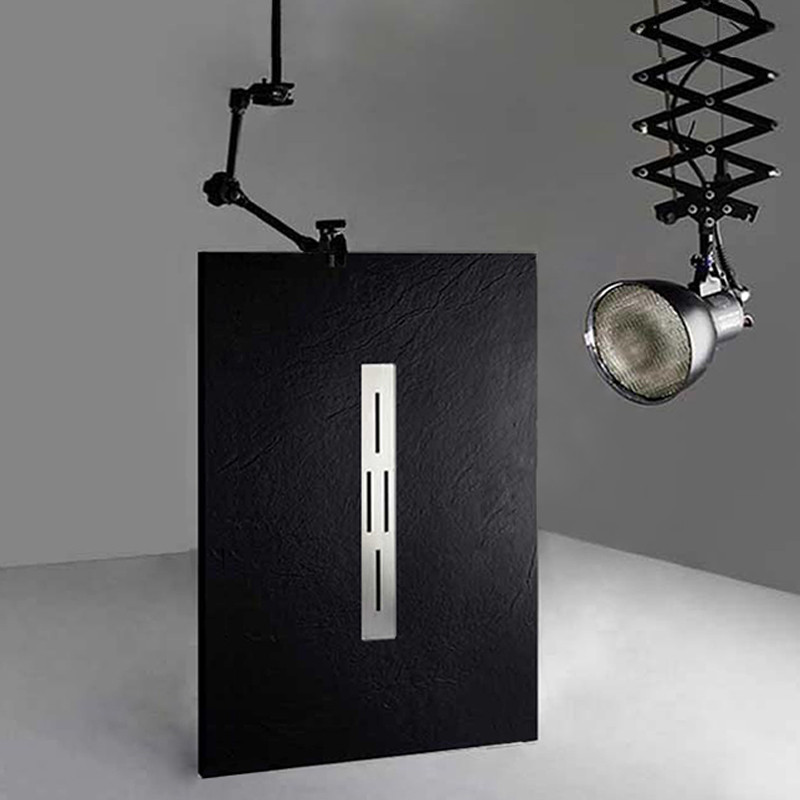 Receveur de douche en gel coat Ardesia Noir 140x90cm