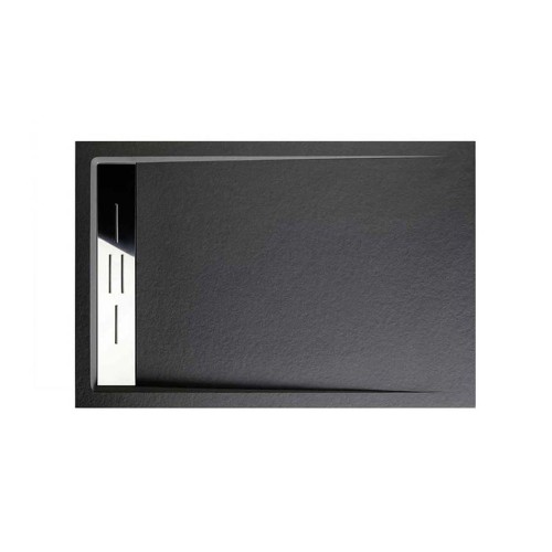 Receveur de douche en Gel coat CANTO Graphite 120x80cm