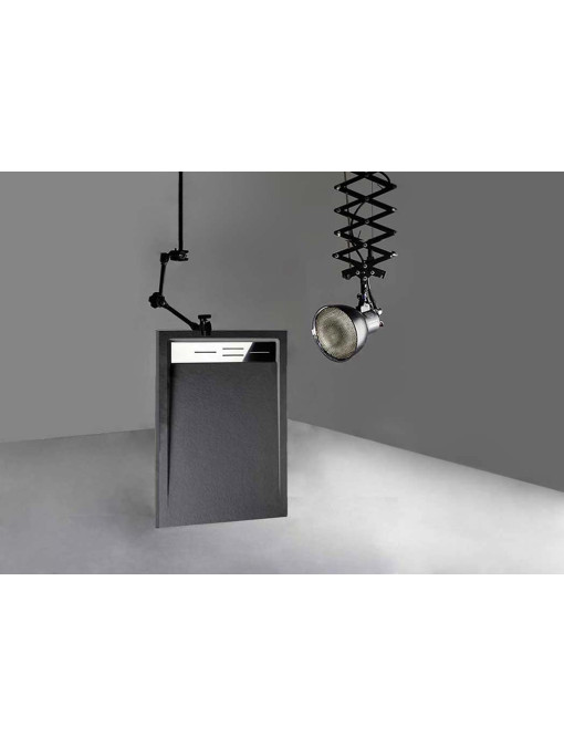 Receveur de douche en Gel coat CANTO Graphite 120x80cm