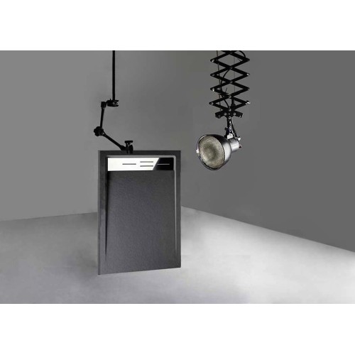 Receveur de douche en Gel coat CANTO Graphite 120x80cm