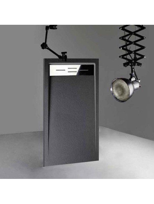 Receveur de douche en Gel coat CANTO Graphite 160x80cm