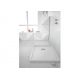 Receveur de douche en Gel coat avec rebords LISO ENMARCADO Blanc 120x80cm