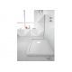 Receveur de douche en Gel coat avec rebords LISO ENMARCADO Blanc 140x80cm