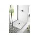 Receveur de douche en Gel coat PIZARRA Blanc 100x80cm