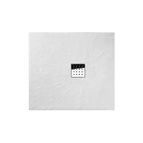 Receveur de douche en Gel coat PIZARRA Blanc 100x90cm