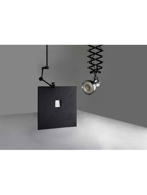 Receveur de douche en Gel coat PIZARRA Graphite 100x90cm