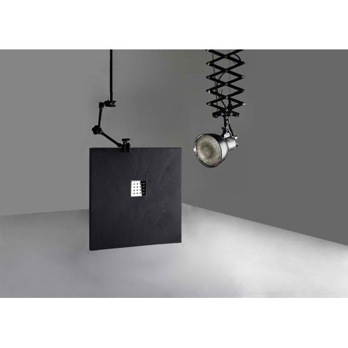 Receveur de douche en Gel coat PIZARRA Graphite 100x90cm