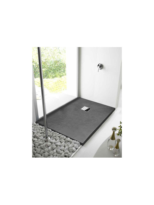 Receveur de douche en Gel coat PIZARRA Graphite 140x90cm