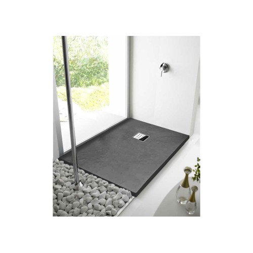 Receveur de douche en Gel coat PIZARRA Graphite 140x90cm