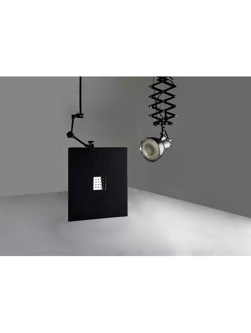 Receveur de douche en Gel coat PIZARRA Noir 100x80cm 