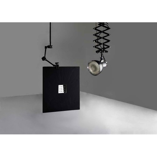 Receveur de douche en Gel coat PIZARRA Noir 100x80cm 
