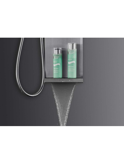 Colonne d'hydromassage S283 avec jet cascade sous l'étagère porte-savon 