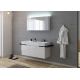 Meuble de salle de bain 120cm blanc design TERAMO 1200