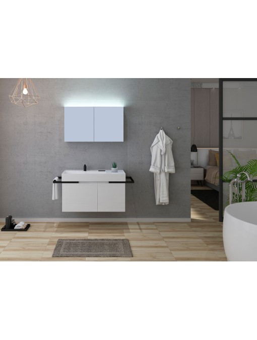 Meuble de salle de bain design TERAMO 1000