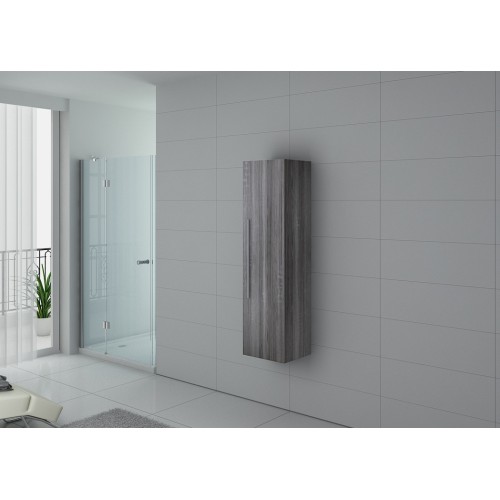 Colonne de rangement PAL150CG salle de bain Chêne Gris