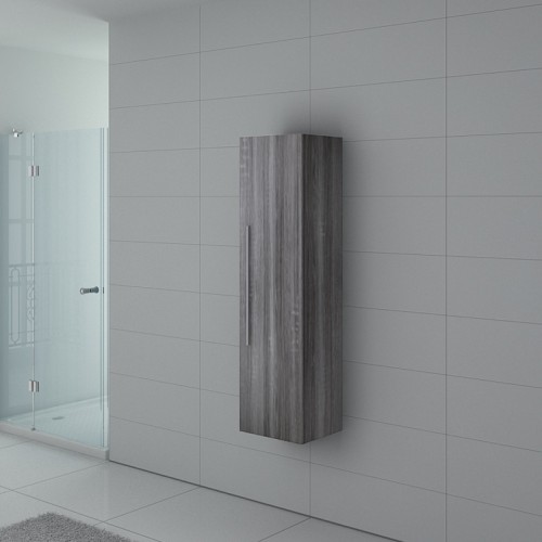 Meuble de rangement PAL150CG salle de bain Chêne Gris