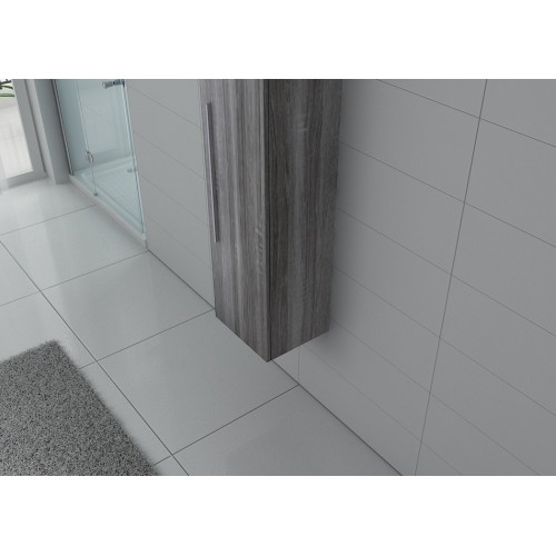 Colonne de rangement PAL150CG salle de bain Chêne Gris