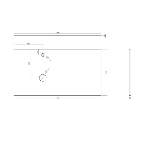 Meuble de salle de bain SCARLINO 1000 Scandinave avec pied