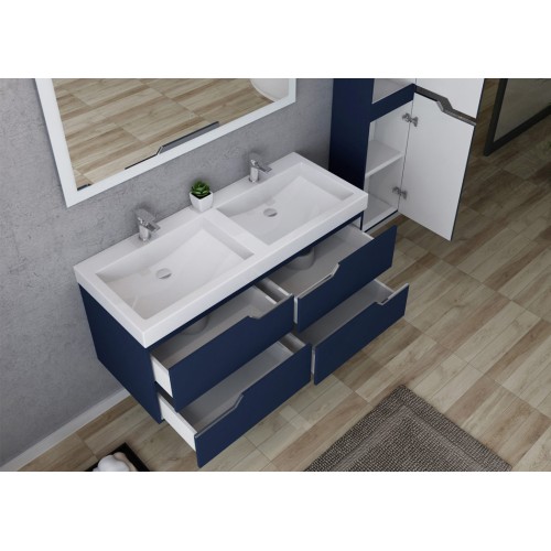 Meuble de salle de bain CALABRO 1200 Bleu saphir