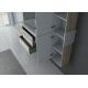 Ensemble de meuble salle de bain ARCOLA bois Scandinave et Blanc