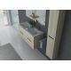 Ensemble double vasque suspendu Milazzo Scandinave