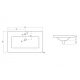 Meuble de salle de bain simple vasque TREVISE 800 Scandinave