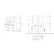 Plan du meuble de salle de bain Milazzo Blanc