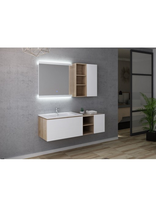 Ensemble meuble avec miroir ALASSIO 800