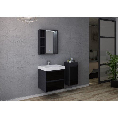 Meuble de salle de bain finition verre BRIANZA 600