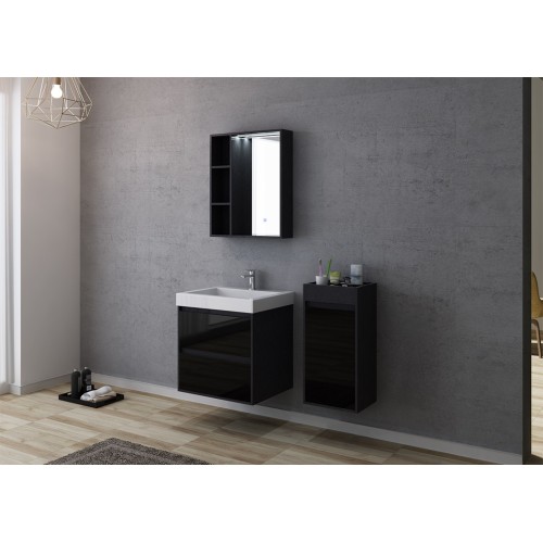 Meuble de salle de bain finition verre BRIANZA 600