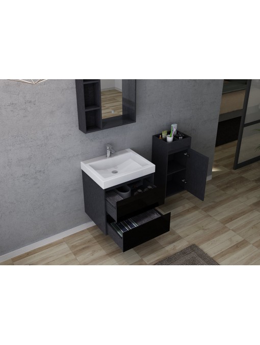 Détails petit meuble et colonne BRIANZA 600