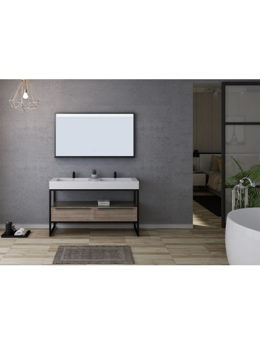 Meuble de salle de bain LAMEZIA 1400 Scandinave