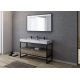 Meuble de salle de bain double vasque LAMEZIA 1400 Scandinave