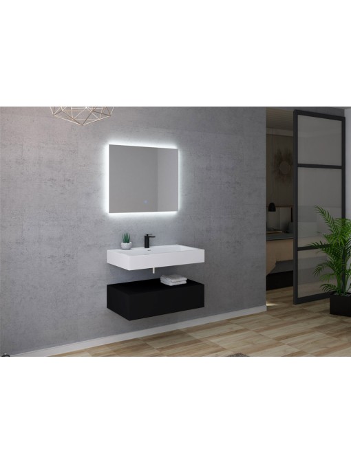 Meuble de salle de bain 1 vasque AVELLINO-800N