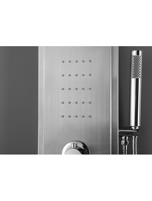 Colonne de douche hydromassante ES011 détail d'un micro-jet intégré