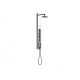 Colonne de douche hydromassante GS008 et décoration noir mat