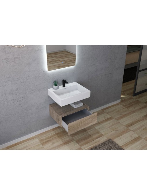Meuble simple vasque AVELLINO 600SC