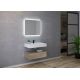 Meuble simple vasque design rustique AVELLINO-800SC