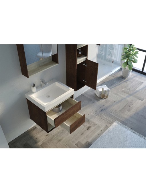 Détails du meuble simple vasque ANZIO 600