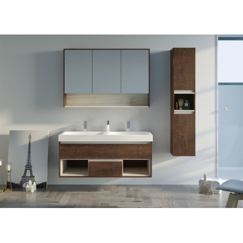 Meuble de salle de bain 2 places ANZIO 1200