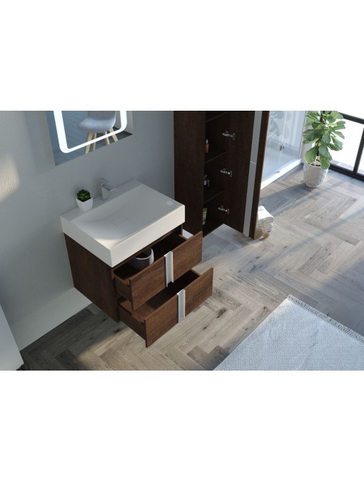 Meuble tendance salle de bain BOREAL 600