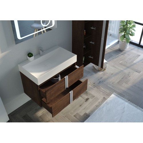 Meuble simple vasque BOREAL 800
