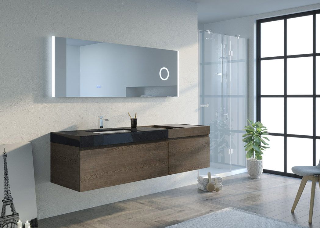 Miroir meuble salle de bains design et pratique